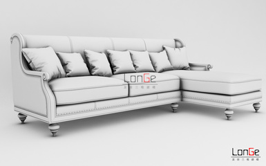 3Dmax家具产品工业建模(美式沙发建模)